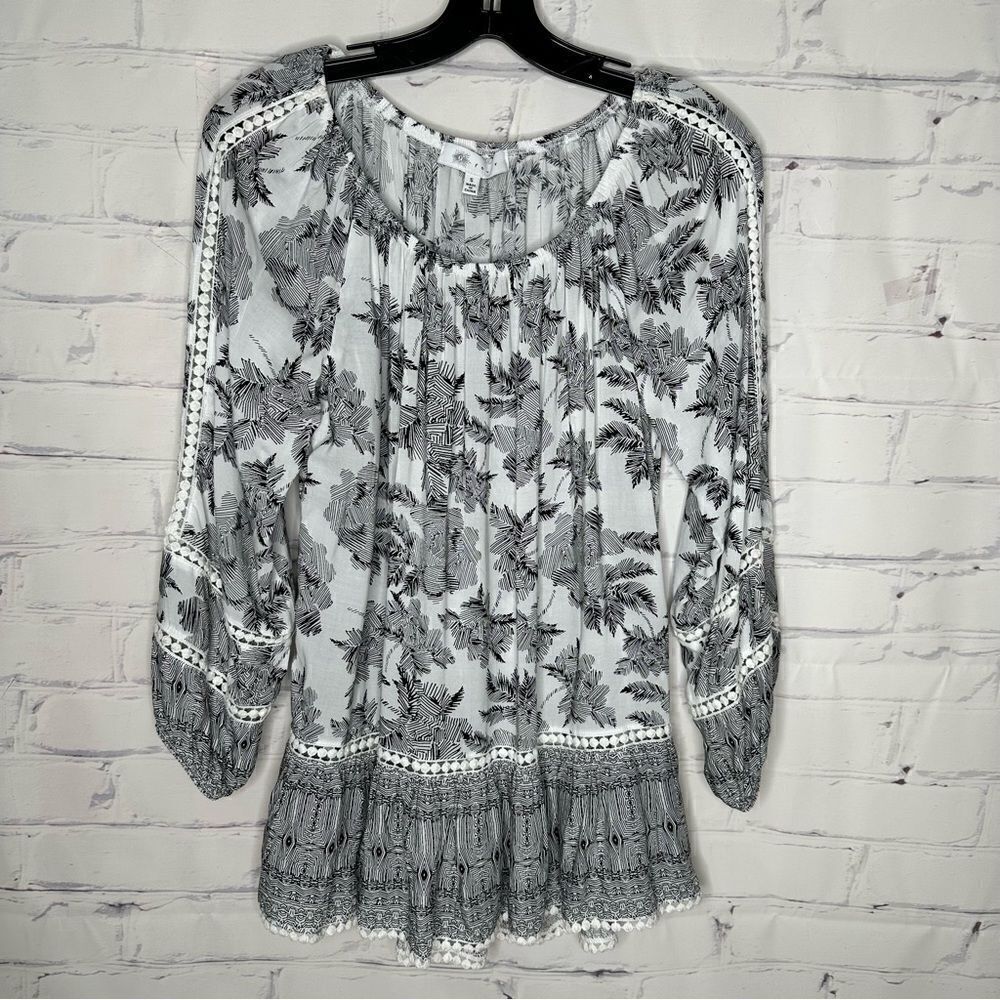 Fever small gray bohemian style top‎